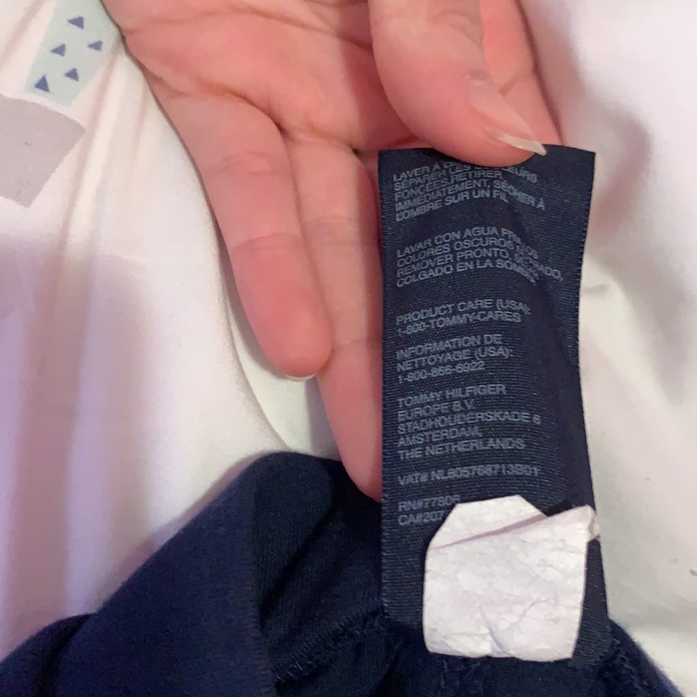 Dark Blue Tommy Hilfiger Skirt with Pockets - Picture 6 of 7
